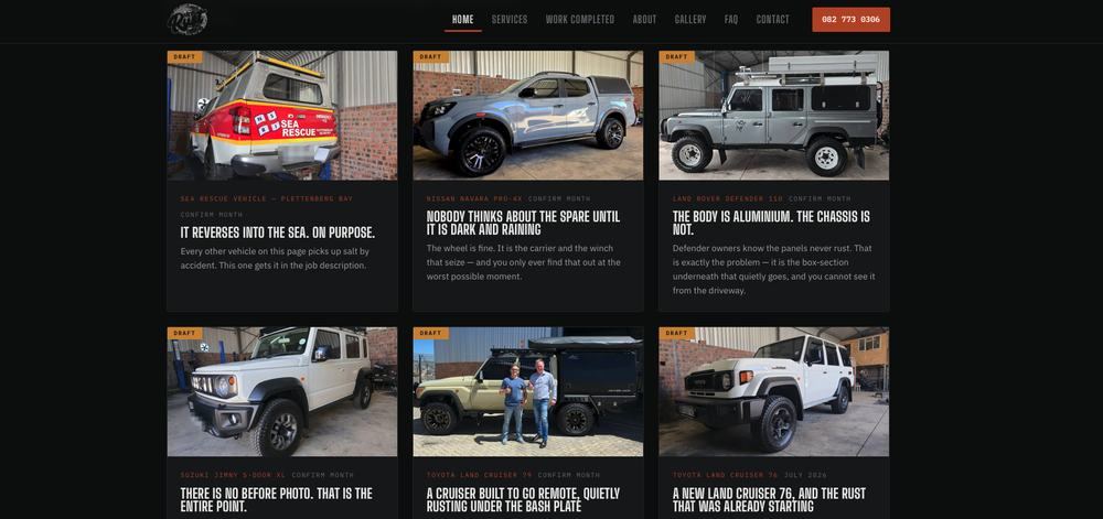 Antirust website built by 24digital